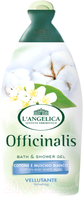 Гель для душа L'Angelica, Officinalis с экстрактом белого мускуса и хлопка д/чувств. кожи
Гель для душа L'Angelica, Officinalis с экстрактом белого мускуса и хлопка д/чувств. кожи