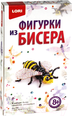 Набор для творчества Lori, Фигурки из бисера. Пчелка Жужа / Бис-054
Набор для творчества Lori, Фигурки из бисера. Пчелка Жужа / Бис-054