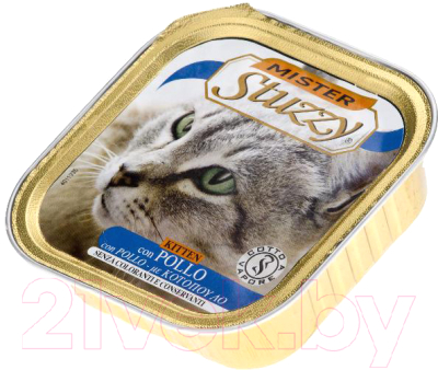 Корм для кошек Stuzzy, Mister Kitten с курицей
Корм для кошек Stuzzy, Mister Kitten с курицей