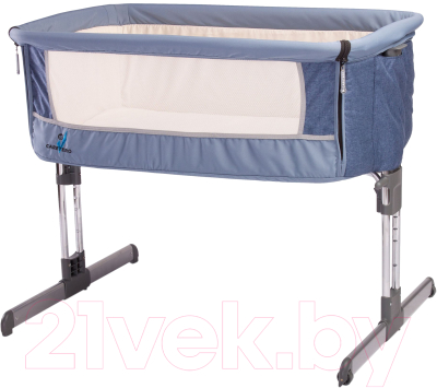 

Детская кроватка Caretero, Синий, Sleep 2gether