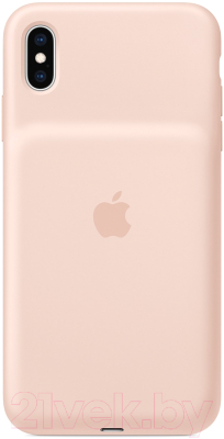 

Чехол-зарядка Apple, Smart Battery Case для iPhone XS Pink Sand / MVQP2