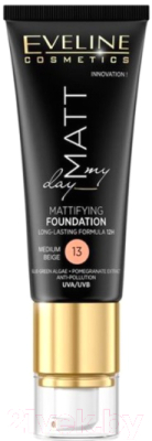

Тональный крем Eveline Cosmetics, Matt My Day №13 Medium Beige