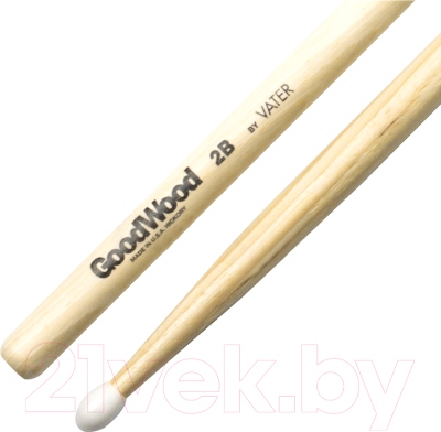 

Барабанные палочки Vater, 2B Nylon / GW2BN