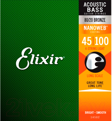 

Струны для акустической гитары Elixir Strings, 14502 45-100