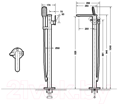 

Смеситель Bravat, ARC F66061K-B3-ENG