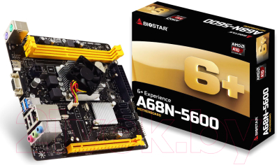 

Материнская плата Biostar, A68N-5600 Ver. 6.1 mini­ITX