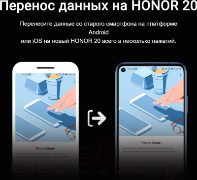 Смартфон Honor 20 6GB/128GB Midnight Black