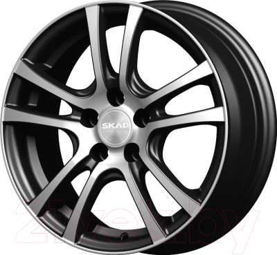 

Литой диск SKAD, Дели 15x6" 4x100мм DIA 60.1мм ET 40мм Black Velvet