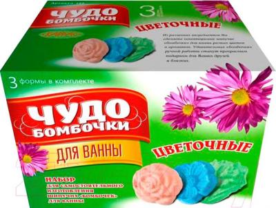 

Набор для создания косметики КАРРАС, Чудо-Бомбочки. Цветочные (153)