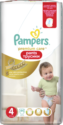 

Подгузники-трусики Pampers, Premium Care Pants 4 Maxi