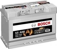 Автомобильный аккумулятор Bosch AGM S5 A08 570901076 / 0092S5A080 (70 А/ч) -
