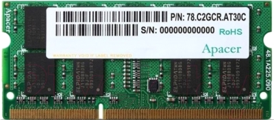 Оперативная память DDR3 Apacer