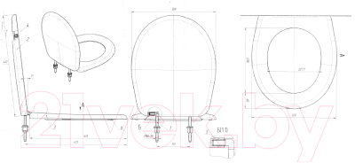 

Сиденье для унитаза Cersanit, Koral (S-DS-KORAL-P-t)