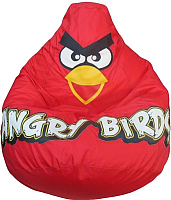 Бескаркасное кресло Flagman Груша Макси Angry Birds Г2.1-044 (красный) -