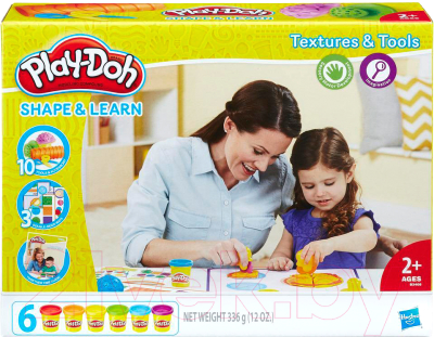 

Развивающий игровой набор Hasbro, Play-Doh Текстуры и инструменты / B3408