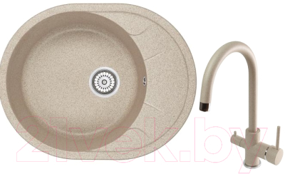 

Мойка кухонная Granula, GR-6301 + смеситель Spring 35-09/L