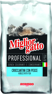 

Корм для кошек Miglior, Gatto Professional Kibbles Fish