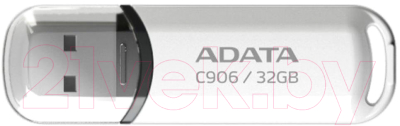 

Usb flash накопитель A-data, C906 32 Гб White (AC906-32G-RWH)