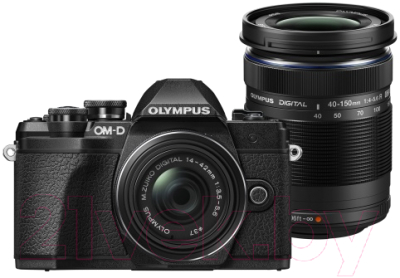

Беззеркальный фотоаппарат Olympus, E-M10 Mark II Kit 14-42mm EZ + 40-150mm R