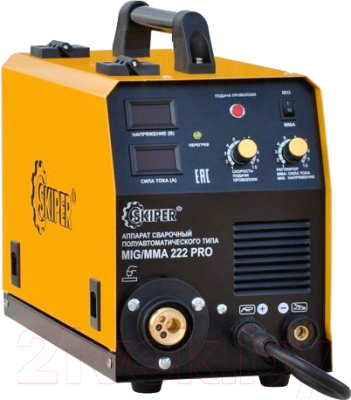 

Полуавтомат сварочный Skiper, MIG/MMA-222 Pro