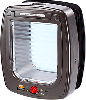 Электронная дверца для животных Ferplast Swing Microchip Large / 72093012 (коричневый) -