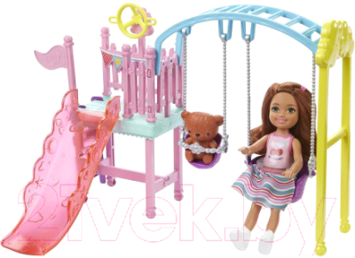 

Кукла с аксессуарами Barbie, Челси и зверушка / FDB32/FXG84