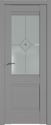 

Дверь межкомнатная ProfilDoors, Классика 2U 80x200