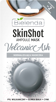 

Маска для лица кремовая Bielenda, Skin Shot нормализующая вулканический пепел