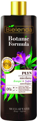 

Мицеллярная вода Bielenda, Botanic Formula увлажняющее масло конопли+шафран