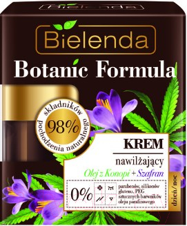 

Крем для лица Bielenda, Botanic Formula увлажняющий масло конопли и шафран день/ночь