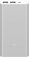 Портативное зарядное устройство Xiaomi Mi Power Bank 2i/2s 10000mAh / VXN4228CN/VXN4231GL (серебристый) -