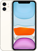 Смартфон Apple iPhone 11 64GB / MWLU2 (белый) -
