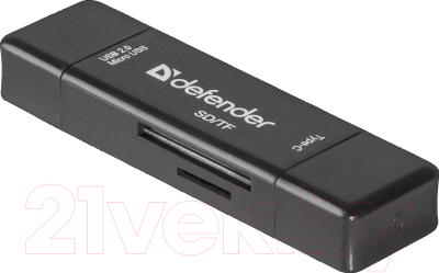 

Картридер Defender, Черный, Multi Stick / 83206