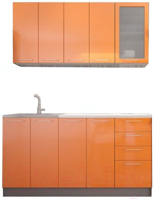 

Готовая кухня Аметиста, Олива 1.6