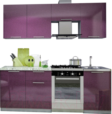 

Готовая кухня Аметиста, Олива 2.1