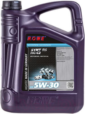 

Моторное масло Rowe, Hightec Synt RS 5W30 HC-C2 / 20113-0050-03