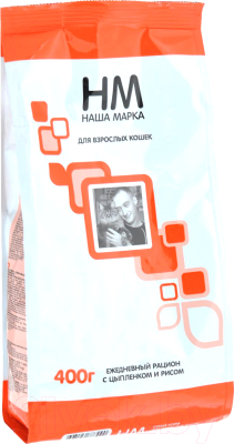 

Корм для кошек Наша Марка, С цыпленком и рисом НМ001