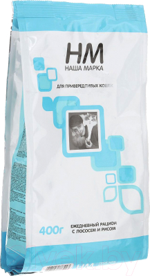 

Корм для кошек Наша Марка, Для привередливых кошек с лососем и рисом НМ016