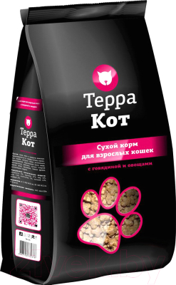

Корм для кошек ТерраКот, С говядиной и овощами TRK003