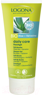 

Гель для душа Logona, Daily Care с био-алоэ и вербеной