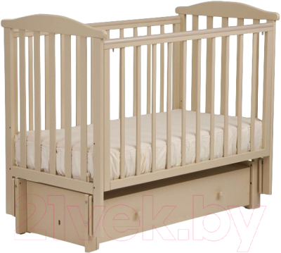 

Детская кроватка Лель, Слоновая кость, Лютик АБ 15.3