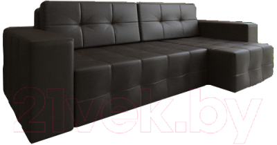

Диван угловой Настоящая мебель, Гессен НПБ экокожа правый