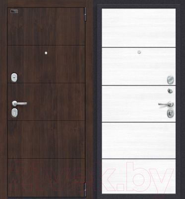 

Входная дверь el'Porta, Porta S 4.П50 Almon 28/Snow Veralinga