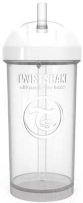 

Поильник Twistshake, Прозрачный;белый, Straw Cup с трубочкой / 78592