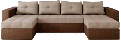 

Диван П-образный Настоящая мебель, Константин НПБ рогожка