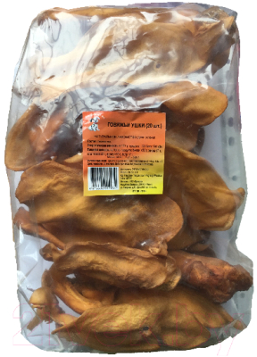 

Лакомство для собак O'dog, Копченое ухо говяжье