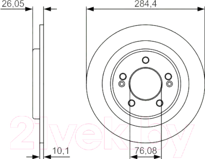 

Тормозной диск Bosch, 0986479A47
