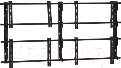 

Каркас для видеостены No Brand, Черный, Настенный с кронштейнами откидного типа 2x2 (49")