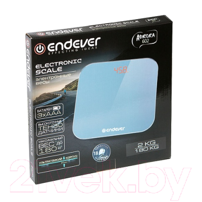 

Напольные весы электронные Endever, Aurora-602