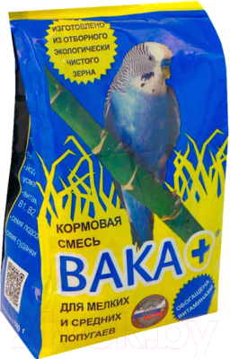 

Корм для птиц ВАКА, Плюс для попугаев